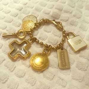 Coach charm bracelet